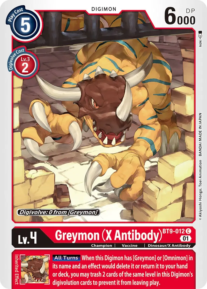 Greymon (X Antibody) [Bt9-012] [X Record] 1