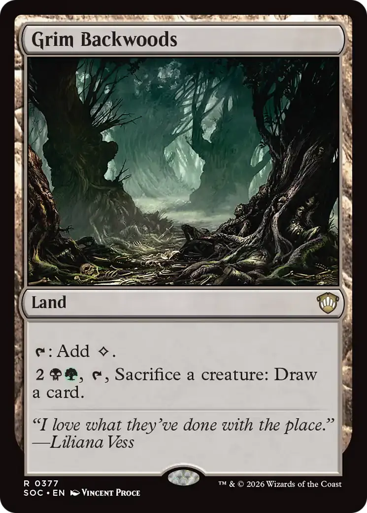 Grim Backwoods [Secrets Of Strixhaven Commander] 1