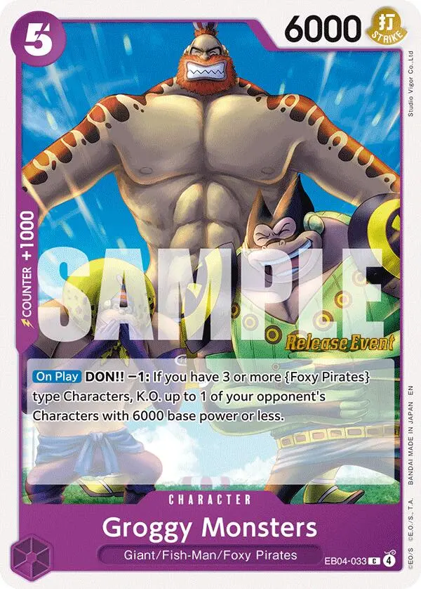Groggy Monsters [The Azure Sea's Seven Release Event Cards] 1