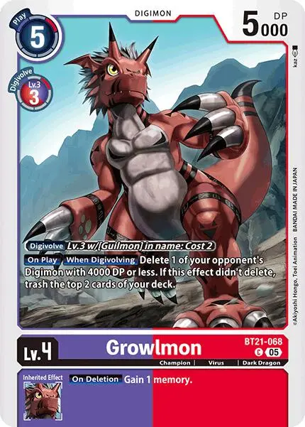Grolwmon [Bt21-068] [World Convergence] 1