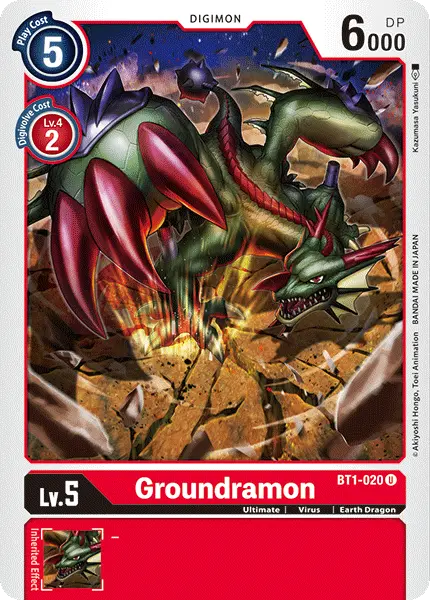 Groundramon [Bt1-020] [Release Special Booster Ver.1.0] 1
