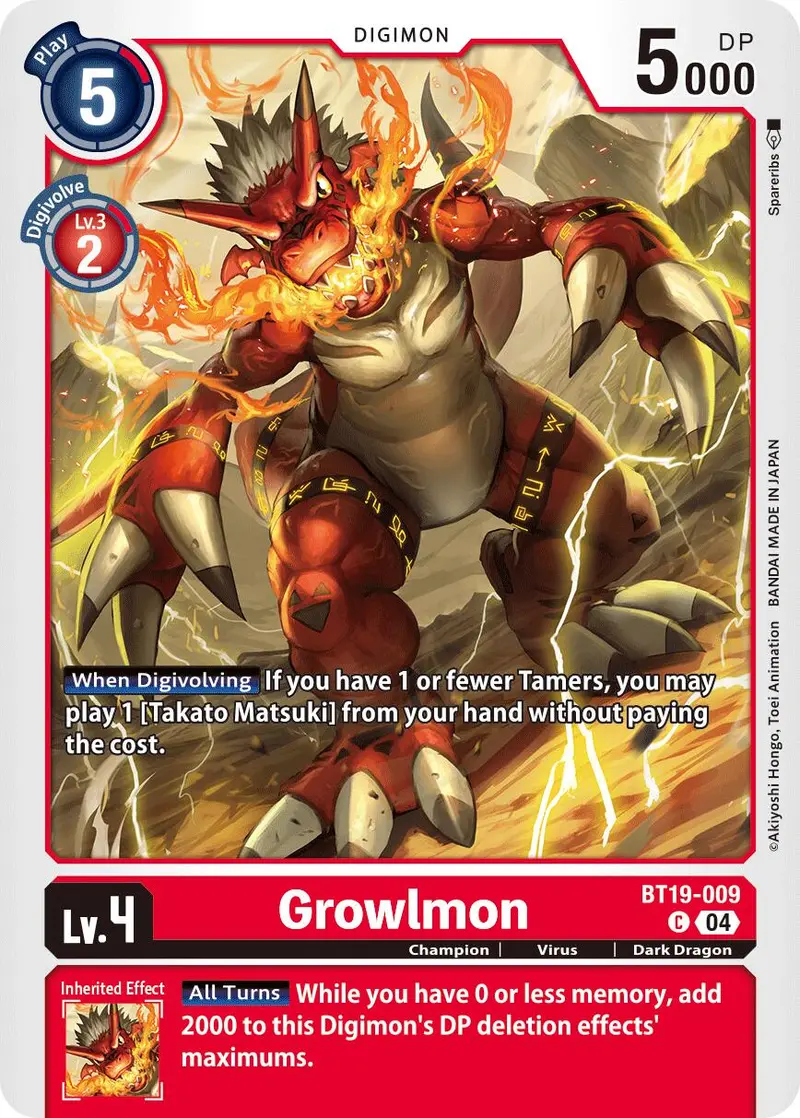 Growlmon [Bt19-009] [Release Special Booster Ver.2.5] 1