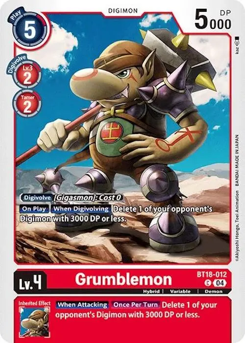 Grumblemon [Bt18-012] [Release Special Booster Ver.2.0] 1