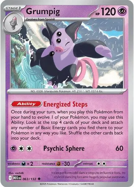 Grumpig (063/132) [Mega Evolution: Base Set] 1
