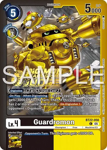 Guardromon [Bt22-056] (Judge Pack 2025 Wave 2) [Cyber Eden] 1