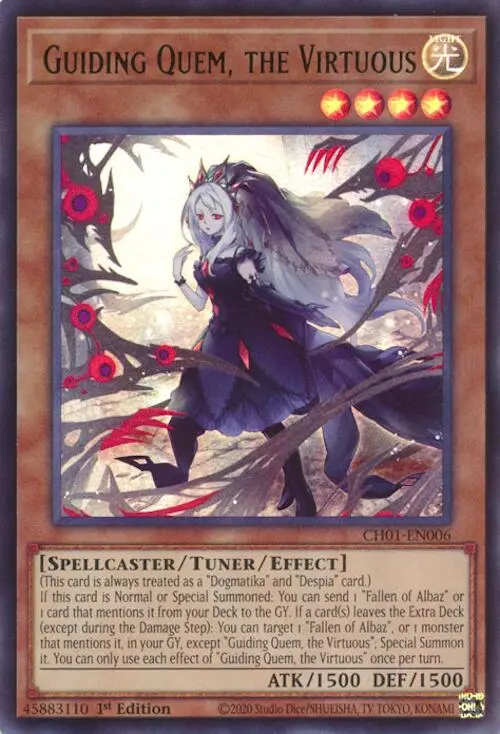 Guiding Quem, The Virtuous [Ch01-En006] Ultra Rare 1