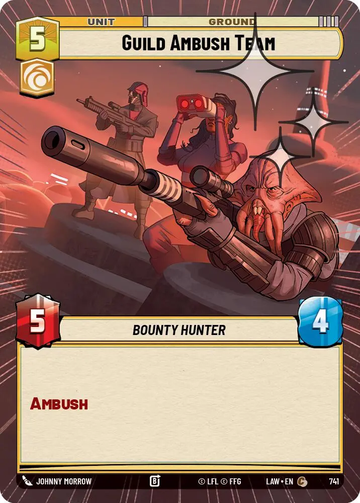 Guild Ambush Team (741) (Hyperspace Foil) (741) [A Lawless Time] 1
