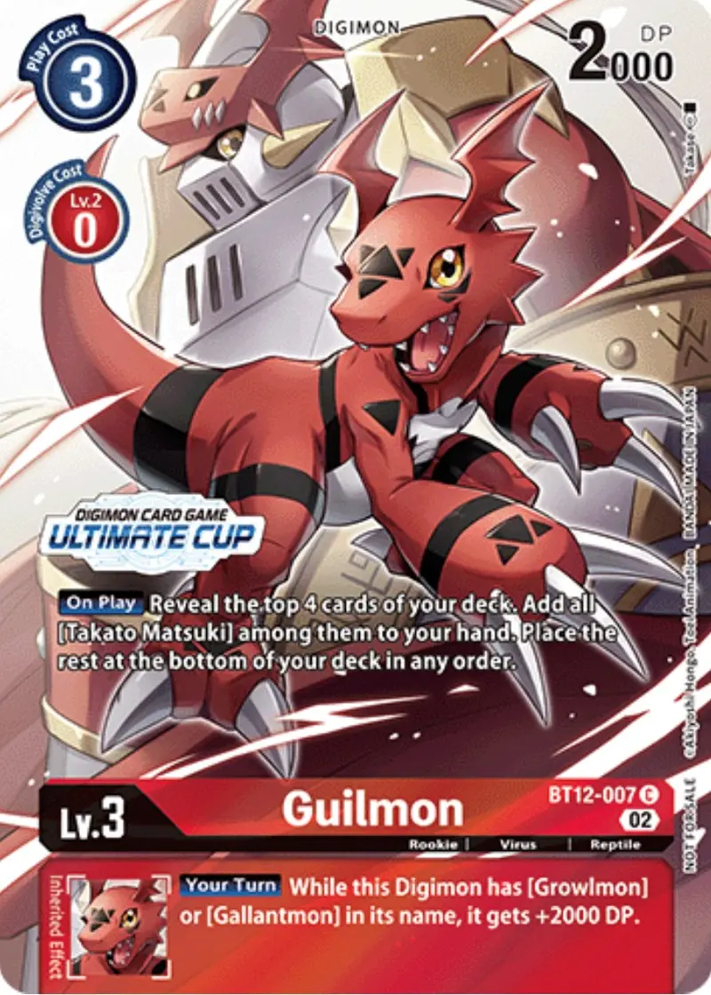 Guilmon [Bt12-007] (Ultimate Cup) [Across Time Promos] 1