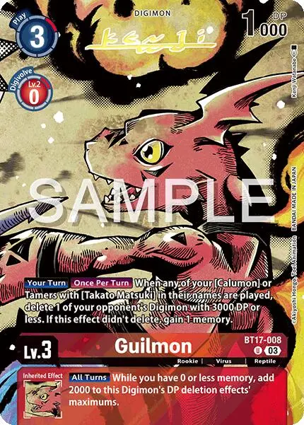 Guilmon [Bt17-008] (Signed) [Release Special Booster Ver.2.0] 1