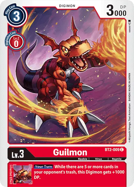 Guilmon [Bt2-009] [Release Special Booster Ver.1.0] 1