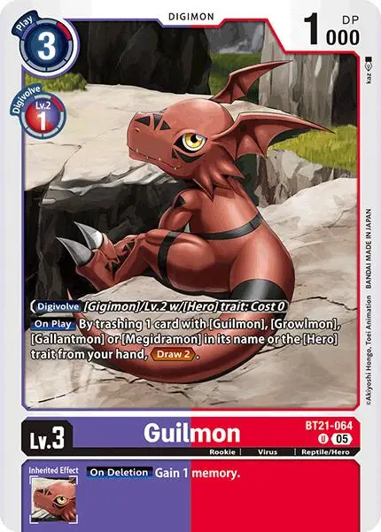 Guilmon [Bt21-064] [World Convergence] 1