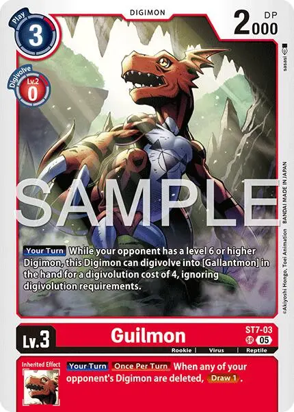 Guilmon [St7-03] - St7-03 [Advanced Booster Digimon Generation] 1