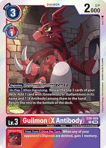 Guilmon (X Antibody) [Ex8-009] [Chain Of Liberation] 1