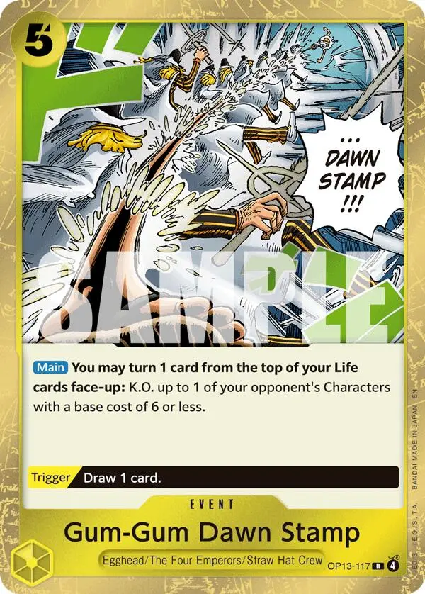 Gum-Gum Dawn Stamp [Carrying On His Will] 1