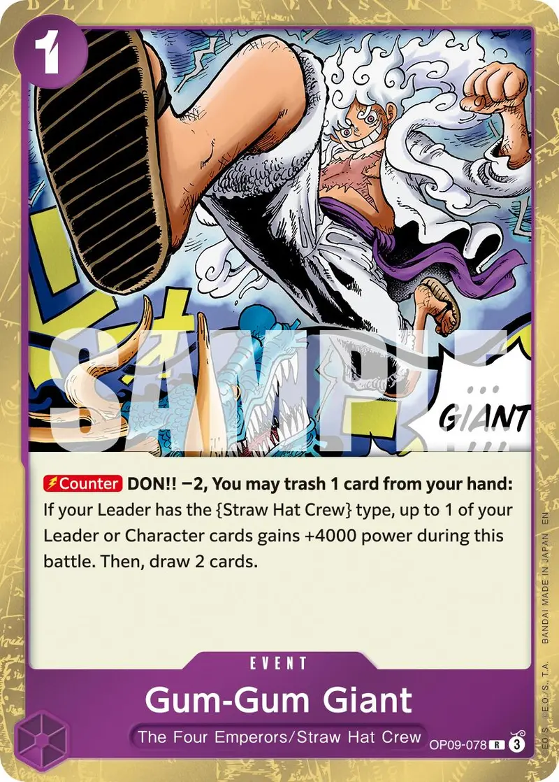 Gum-Gum Giant (Reprint) [Premium Booster -The Best- Vol. 2] 1