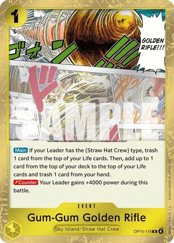 Gum-Gum Golden Rifle [Adventure On Kami's Island] 1