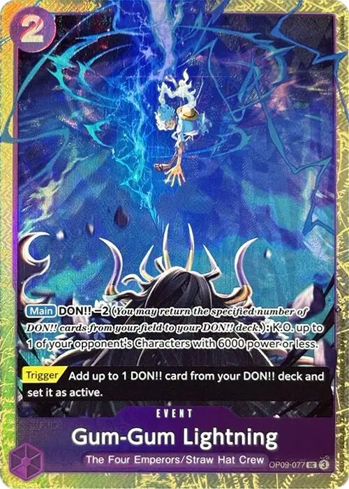 Gum-Gum Lightning (Premium Card Collection -Best Selection Vol. 4-) [One Piece Promotion Cards] 1