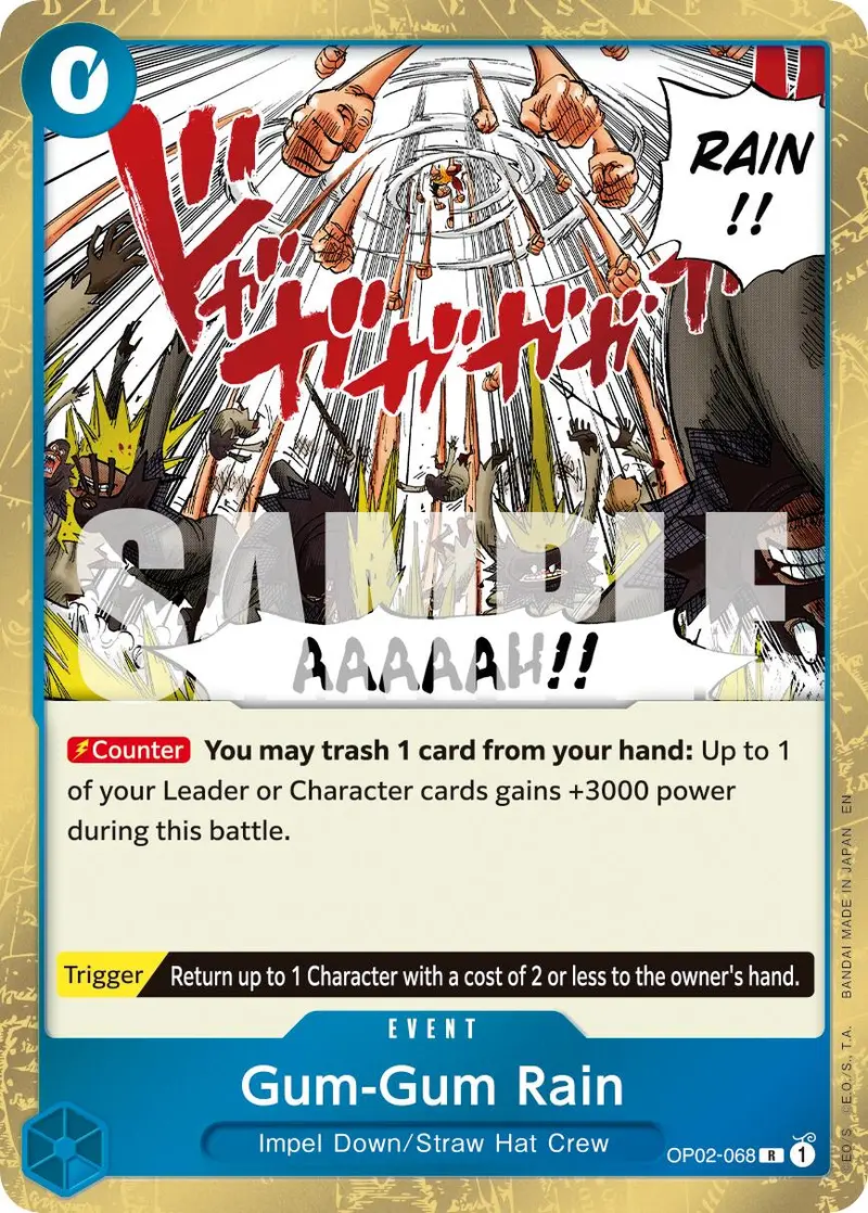 Gum-Gum Rain (Reprint) [Premium Booster -The Best- Vol. 2] 1