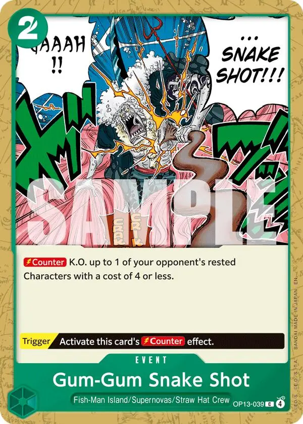 Gum-Gum Snake Shot [Carrying On His Will] 1