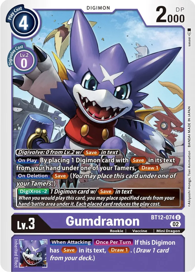 Gumdramon [Bt12-074] [Across Time] 1