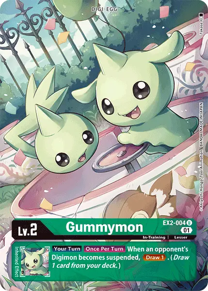 Gummymon [Ex2-004] (Alternate Art) [Digital Hazard] 1