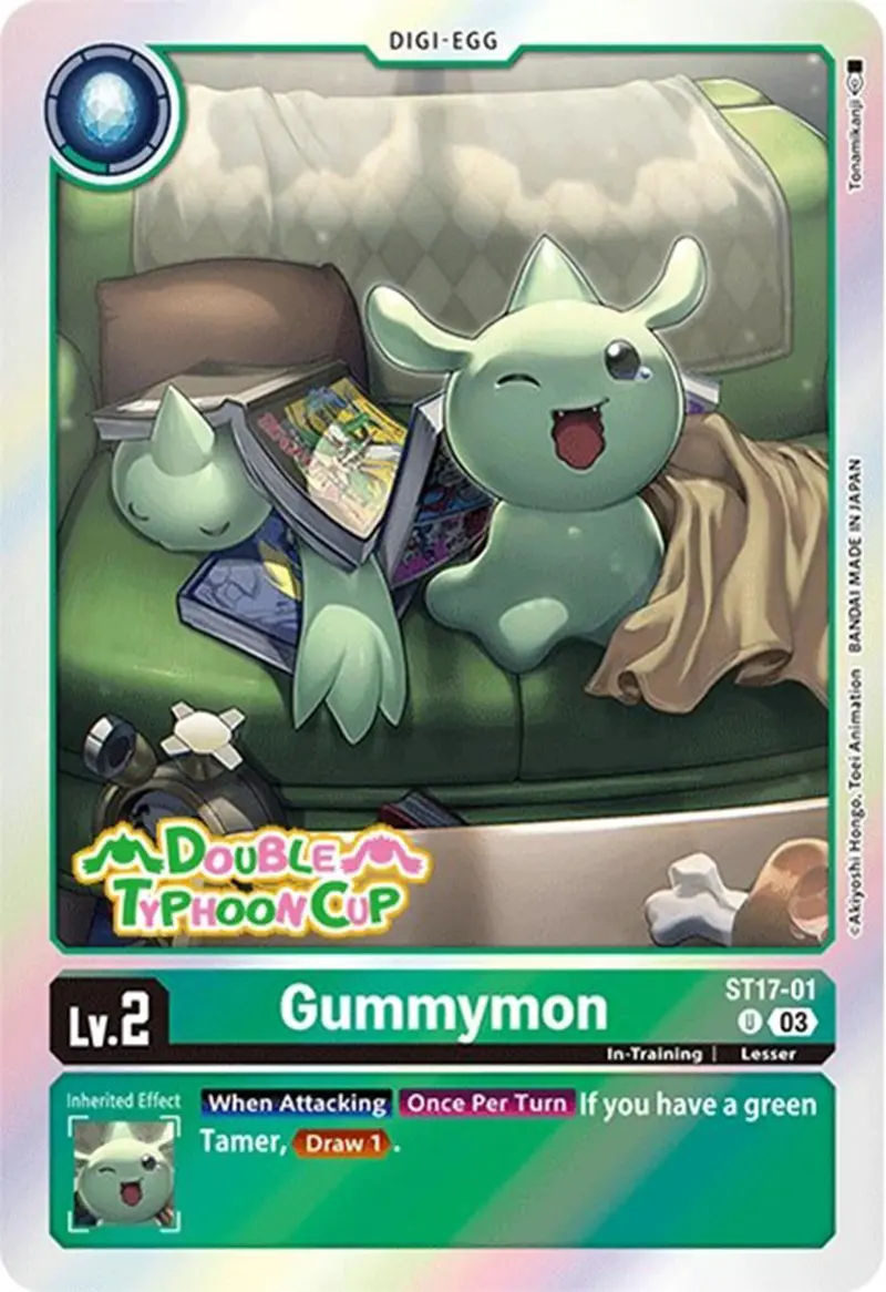 Gummymon [St17-01] [Starter Deck: Double Typhoon Advanced Deck Set Pre-Release Cards] 1