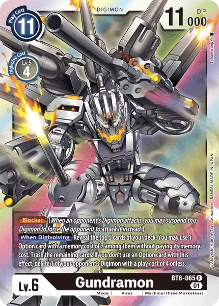 Gundramon [Bt6-065] [Double Diamond] 1