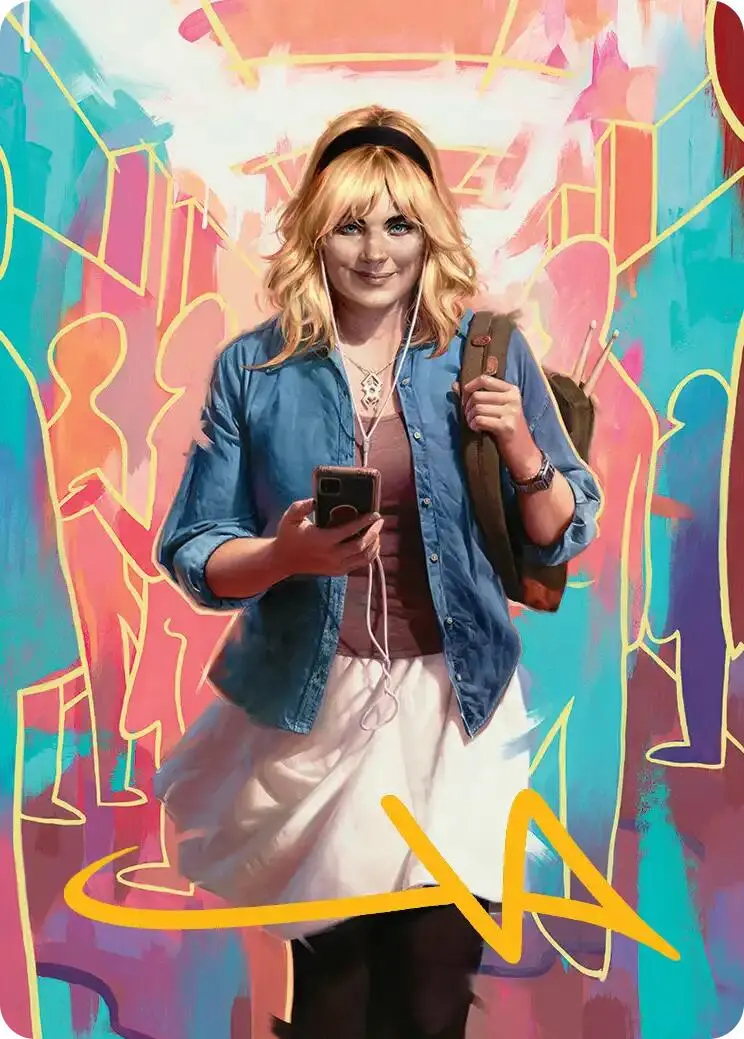 Gwen Stacy Art Card (Gold-Stamped Signature) (13/54) [Marvel's Spider-Man Art Series] 1