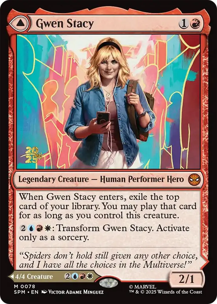 Gwen Stacy // Ghost-Spider [Marvel's Spider-Man Prerelease Promos] 1