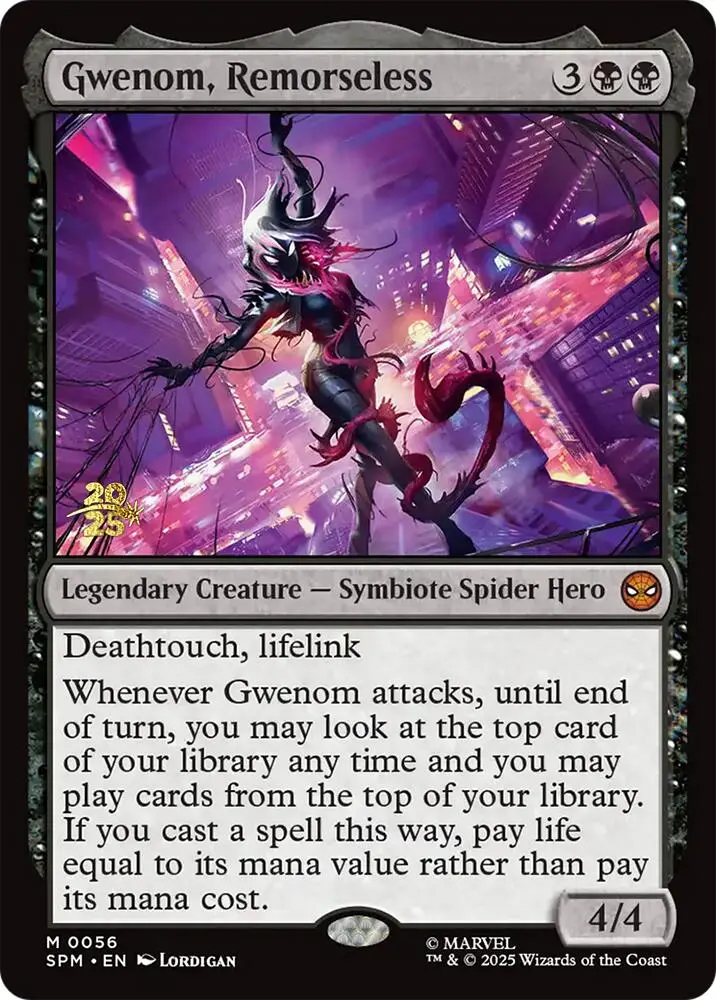 Gwenom, Remorseless [Marvel's Spider-Man Prerelease Promos] 1