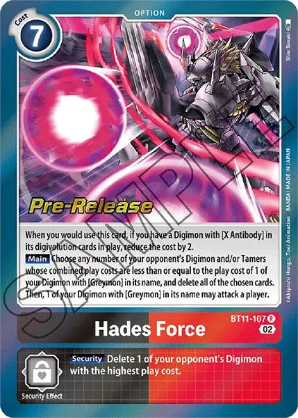 Hades Force [Bt11-107] [Dimensional Phase Pre-Release Promos] 1
