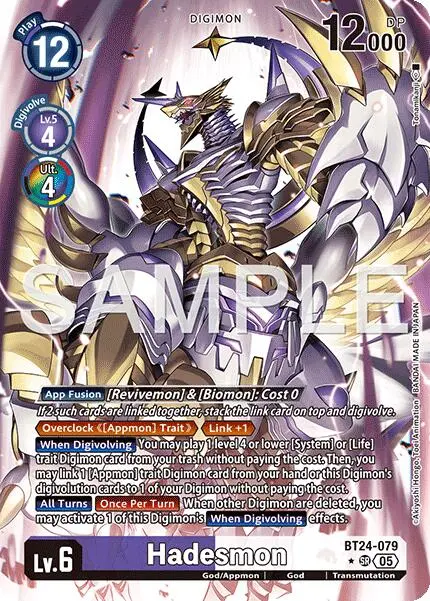 Hadesmon [Bt24-079] (Alternate Art) [Time Stranger] 1