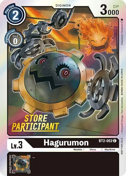 Hagurumon [Bt2-052] (Store Participant) [Release Special Booster Promos] 1