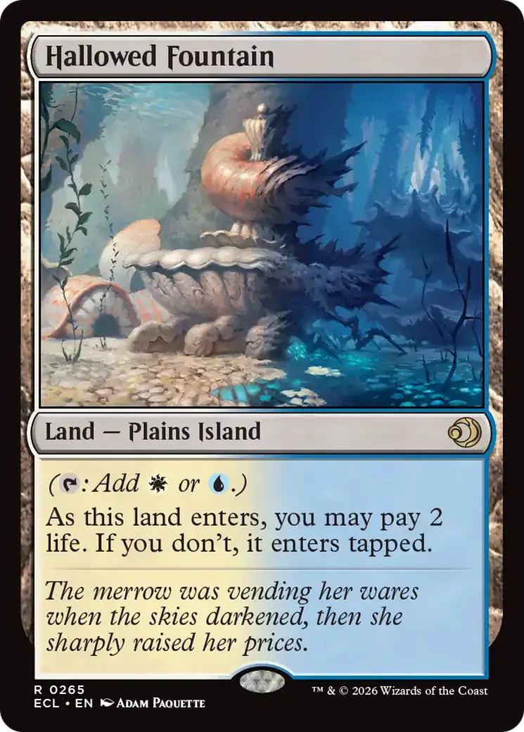 Hallowed Fountain [Lorwyn Eclipsed] 1