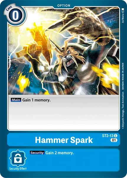 Hammer Spark [St2-13] (Alternative Art) [Starter Deck: Ulforce Veedramon] 1