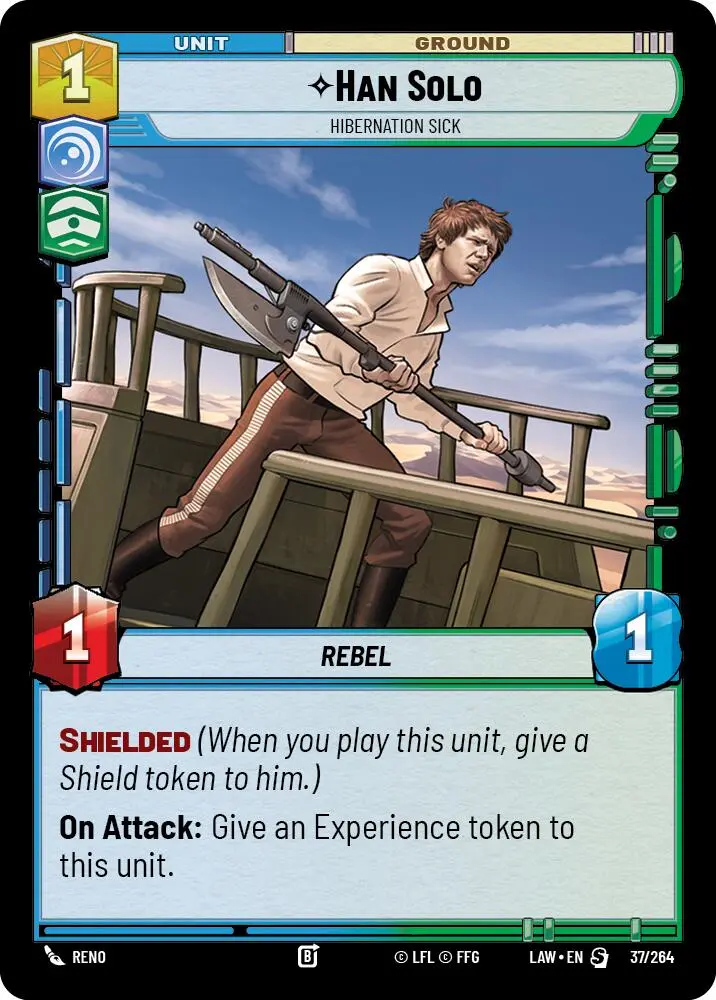 Han Solo - Hibernation Sick (37/264) (37/264) [A Lawless Time] 1