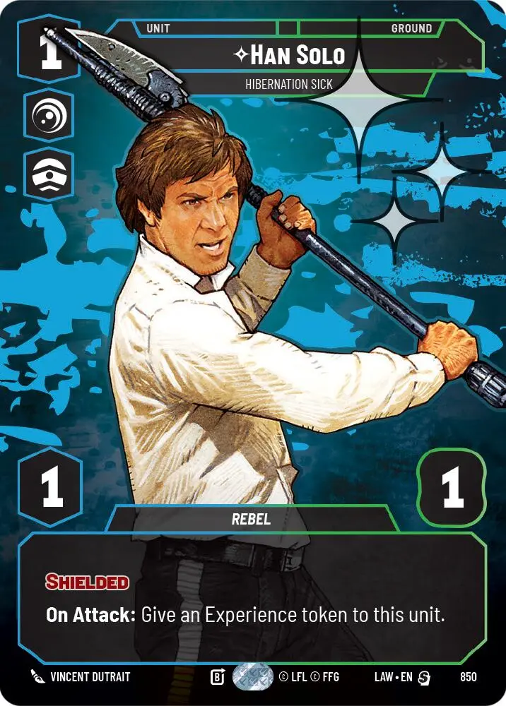 Han Solo - Hibernation Sick (Prestige Foil) (850) (850) [A Lawless Time] 1