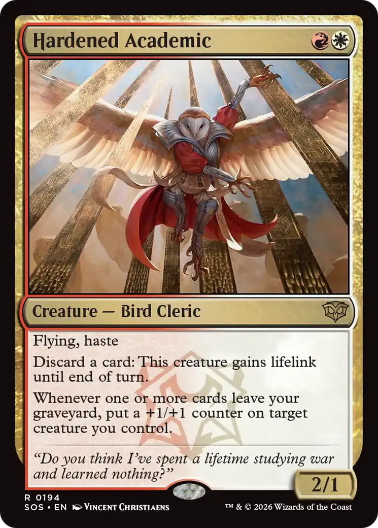 Hardened Academic [Secrets Of Strixhaven] 1