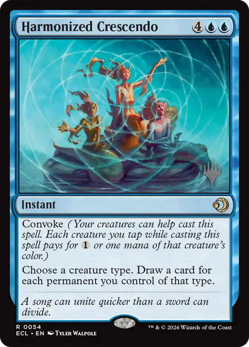 Harmonized Crescendo [Lorwyn Eclipsed Promos] 1