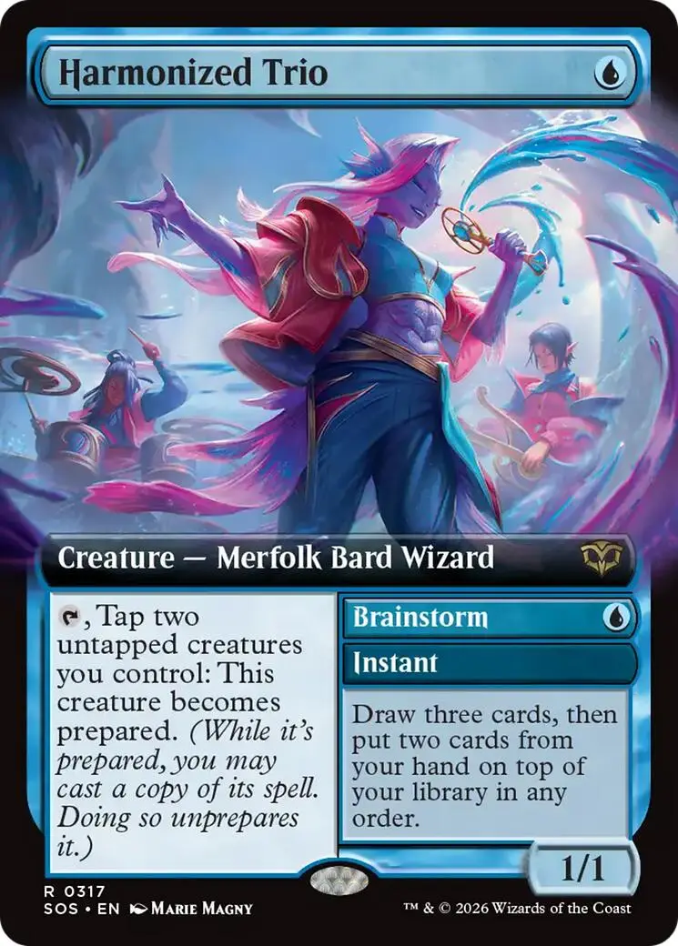 Harmonized Trio (Extended Art) [Secrets Of Strixhaven] 1