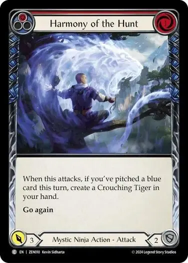 Harmony Of The Hunt (Red) [Zen010] (Part The Mistveil Zen Blitz Deck) 1