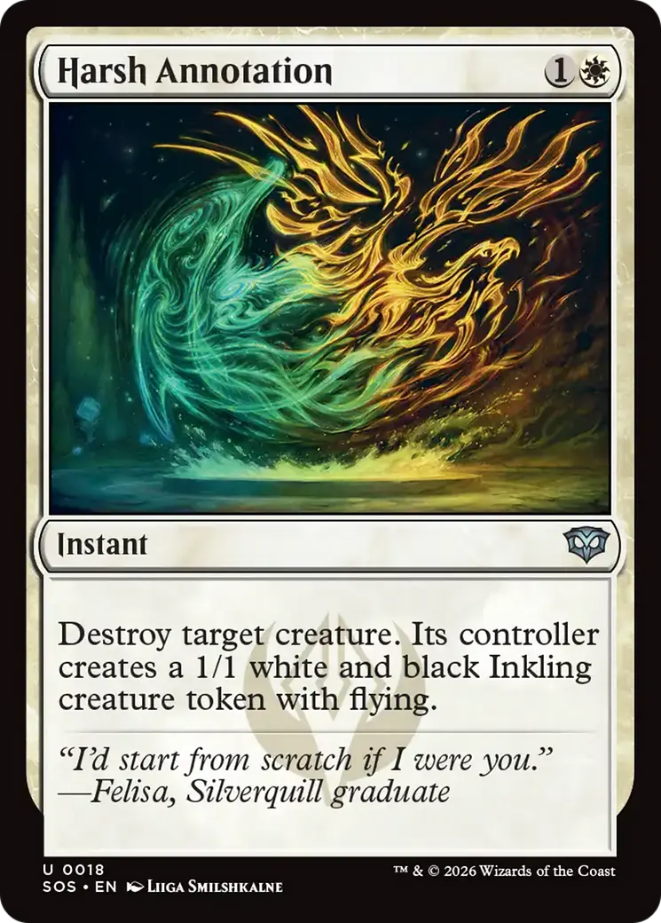 Harsh Annotation [Secrets Of Strixhaven] 1