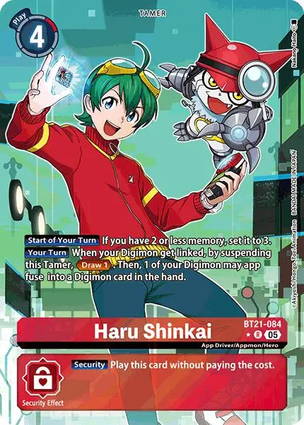 Haru Shinkai [Bt21-084] (Alternate Art) [World Convergence] 1