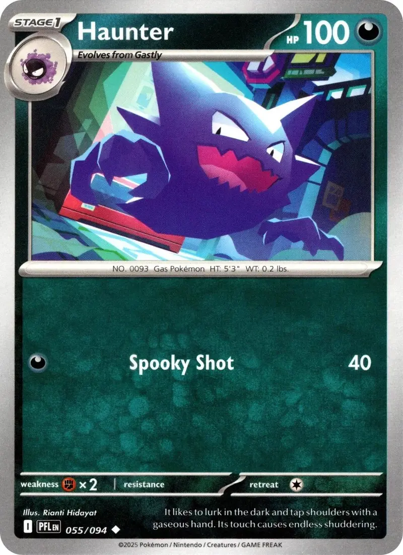 Haunter (055/094) [Mega Evolution: Phantasmal Flames] 1