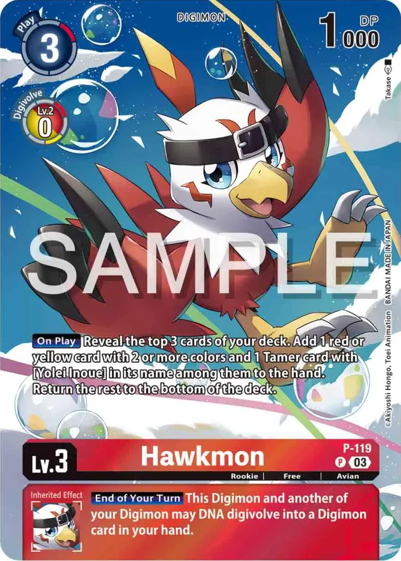 Hawkmon [P-119] (Digimon Adventure 02: The Beginning Set) [Promotional Cards] 1