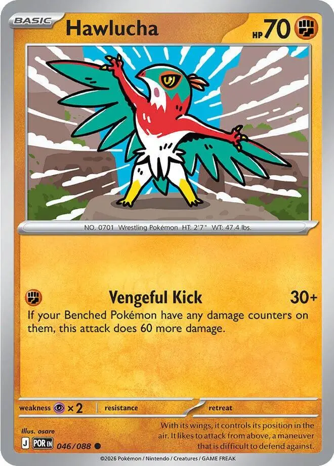 Hawlucha (046/088) [Mega Evolution: Perfect Order] 1
