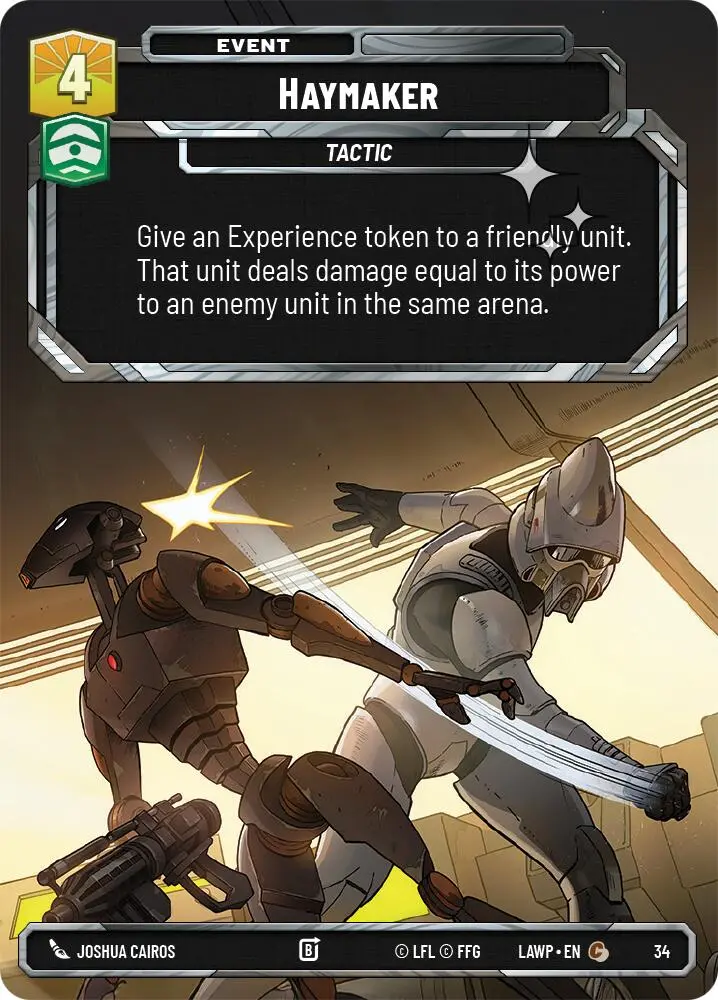 Haymaker (34) (Foil) (34) [A Lawless Time: Weekly Play] 1