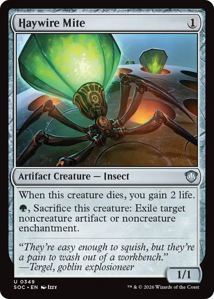 Haywire Mite [Secrets Of Strixhaven Commander] 1