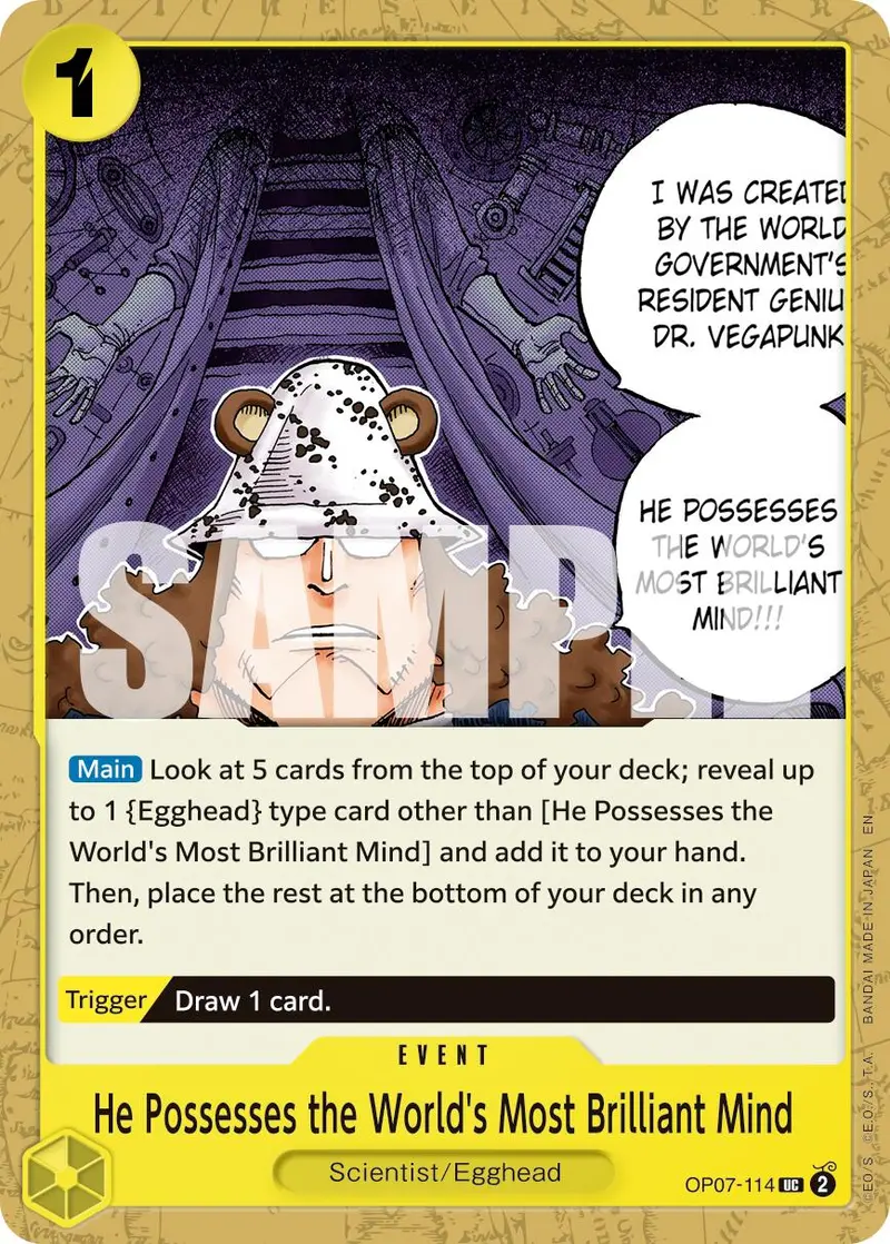 He Possesses The World's Most Brilliant Mind (Reprint) [Premium Booster -The Best- Vol. 2] 1