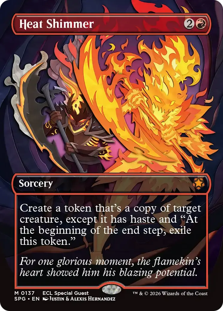 Heat Shimmer (Borderless) [Lorwyn Eclipsed Special Guests] 1
